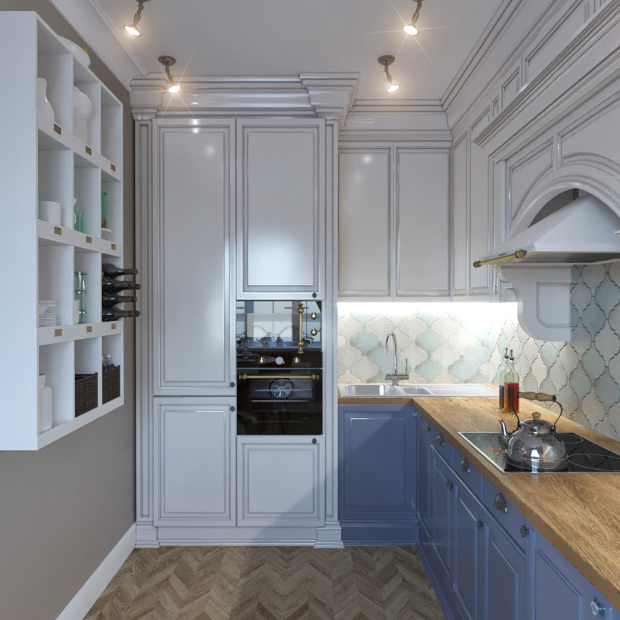 Provance & Loft Гостиная _ кухня