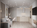 Квартира ЖК Gagarin Residence 2 дизайнер Кокшарова Елена