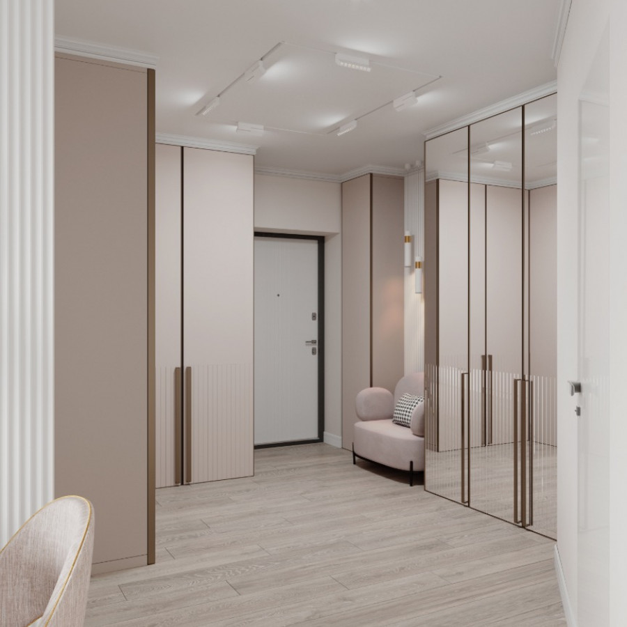 Квартира ЖК Gagarin Residence 2 дизайнер Кокшарова Елена