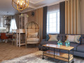 Provance & Loft Гостиная _ кухня