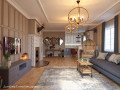 Provance & Loft Гостиная _ кухня