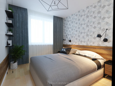 Спальня с оттенком  Loft