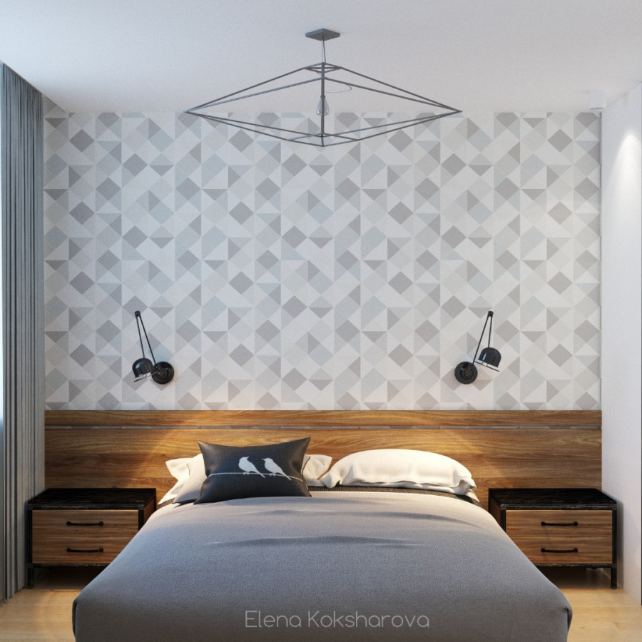 Спальня с оттенком  Loft
