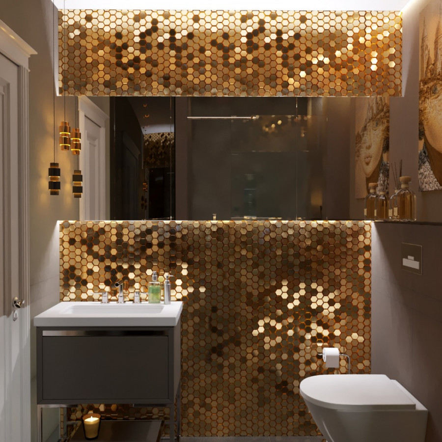 Gold для гостевого санузла.
